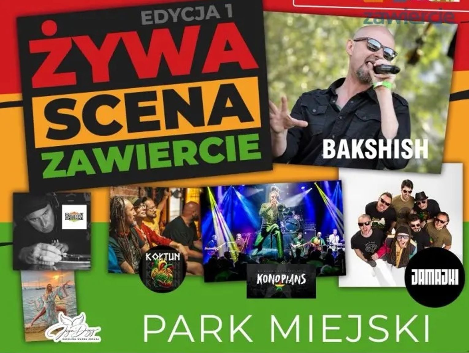 Pierwsza Żywa Scena Zawiercie – Festiwal Reggae