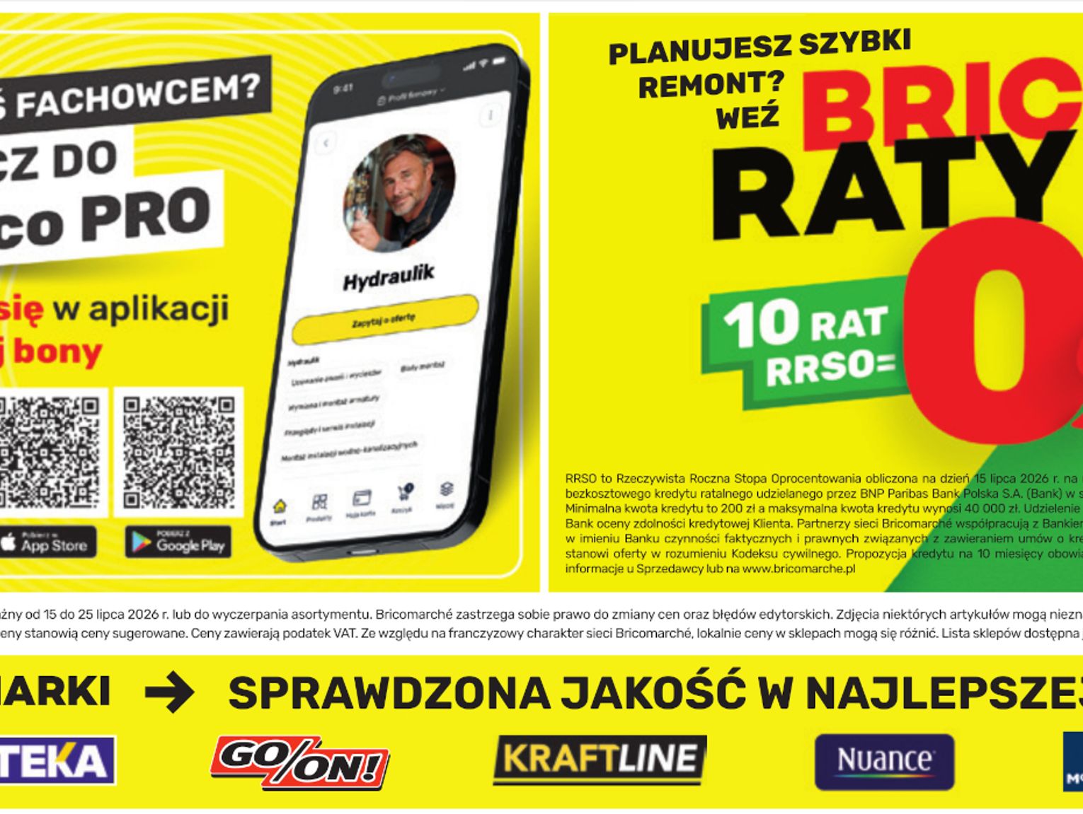 Promocje w Brico Marche Myszków 15-18 lipca. Czyli Lato w Brico!