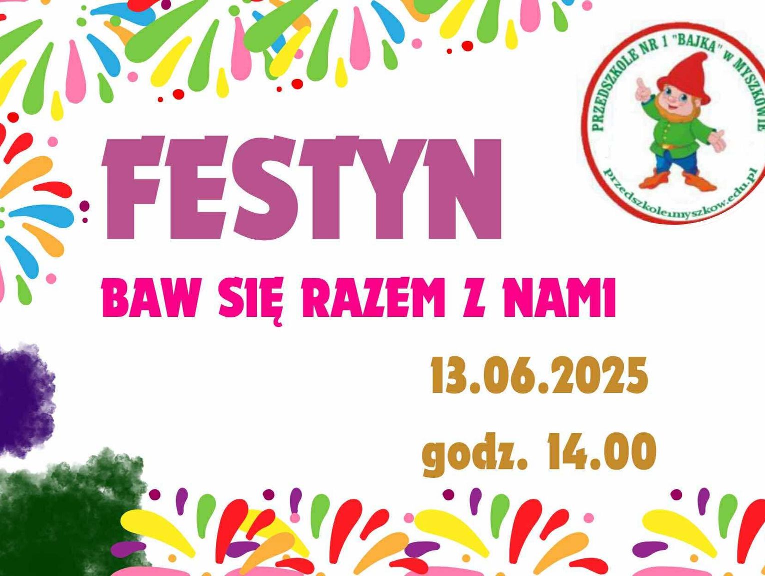 Przedszkole Bajka ma dziś FESTYN!