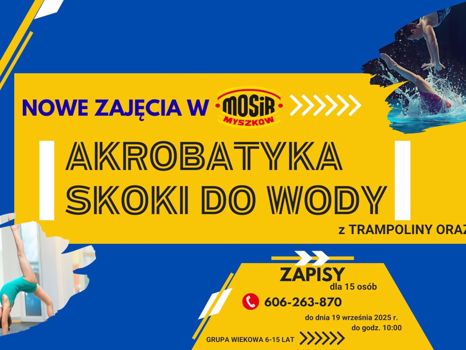 SKACZ DO WODY Z TRAMPOLINY! W MOSIR MYSZKÓW