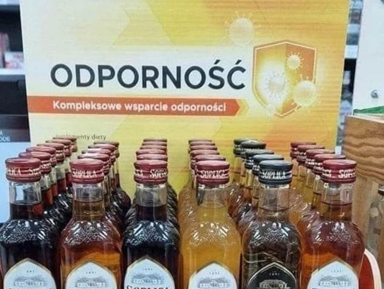 SOPLICA NA ODPORNOŚĆ I SERNIK W PŁYNNEJ POSTACI. PROMOCJE NA PROFILU „SHOT MYSZKÓW” PRAWIE NA PEWNO SĄ NIELEGALNĄ REKLAMĄ ALKOHOLU