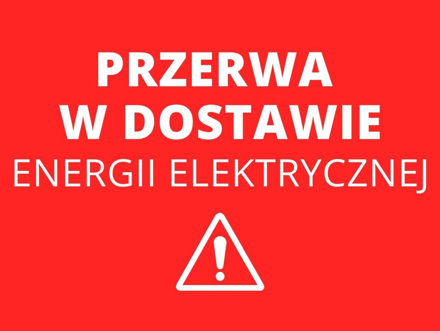 SPRAWDŹ GDZIE NIE BĘDZIE PRĄDU W MYSZKOWIE W NIEDZIELĘ, 9 SIERPNIA