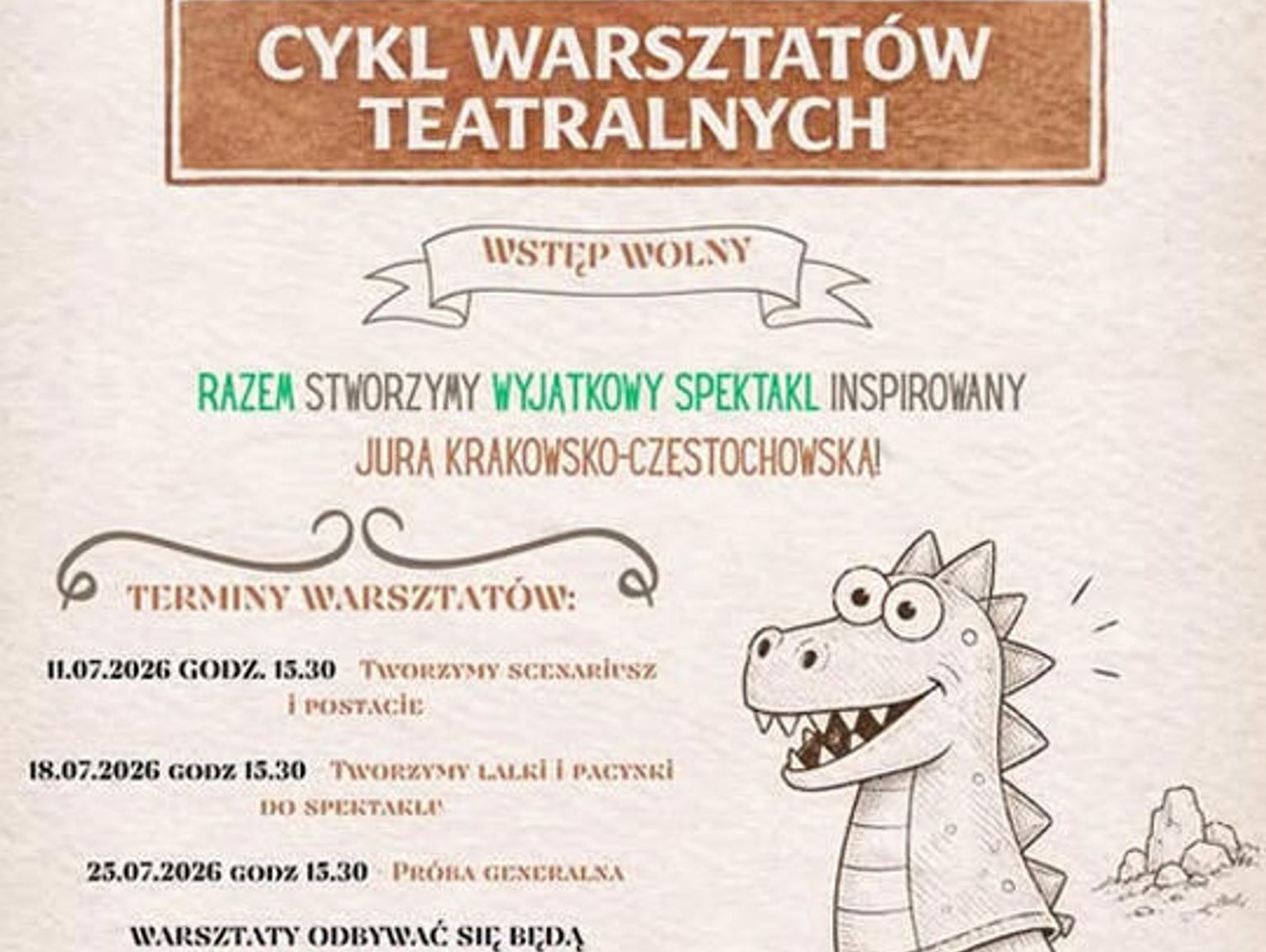 Teatralne soboty w galerii Stara Łaźnia