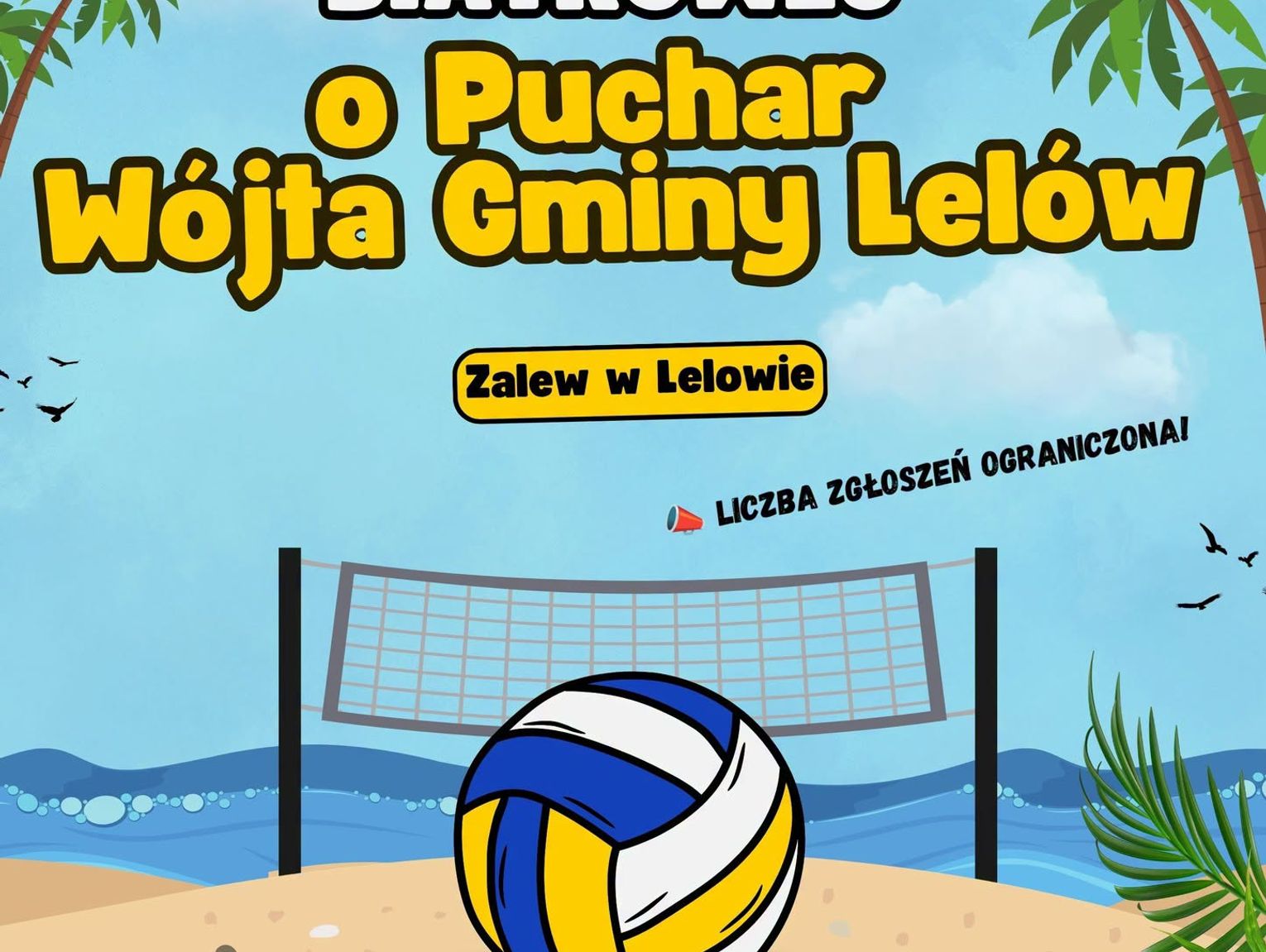 Turniej siatkówki plażowej o Puchar Wójt Gminy Lelów