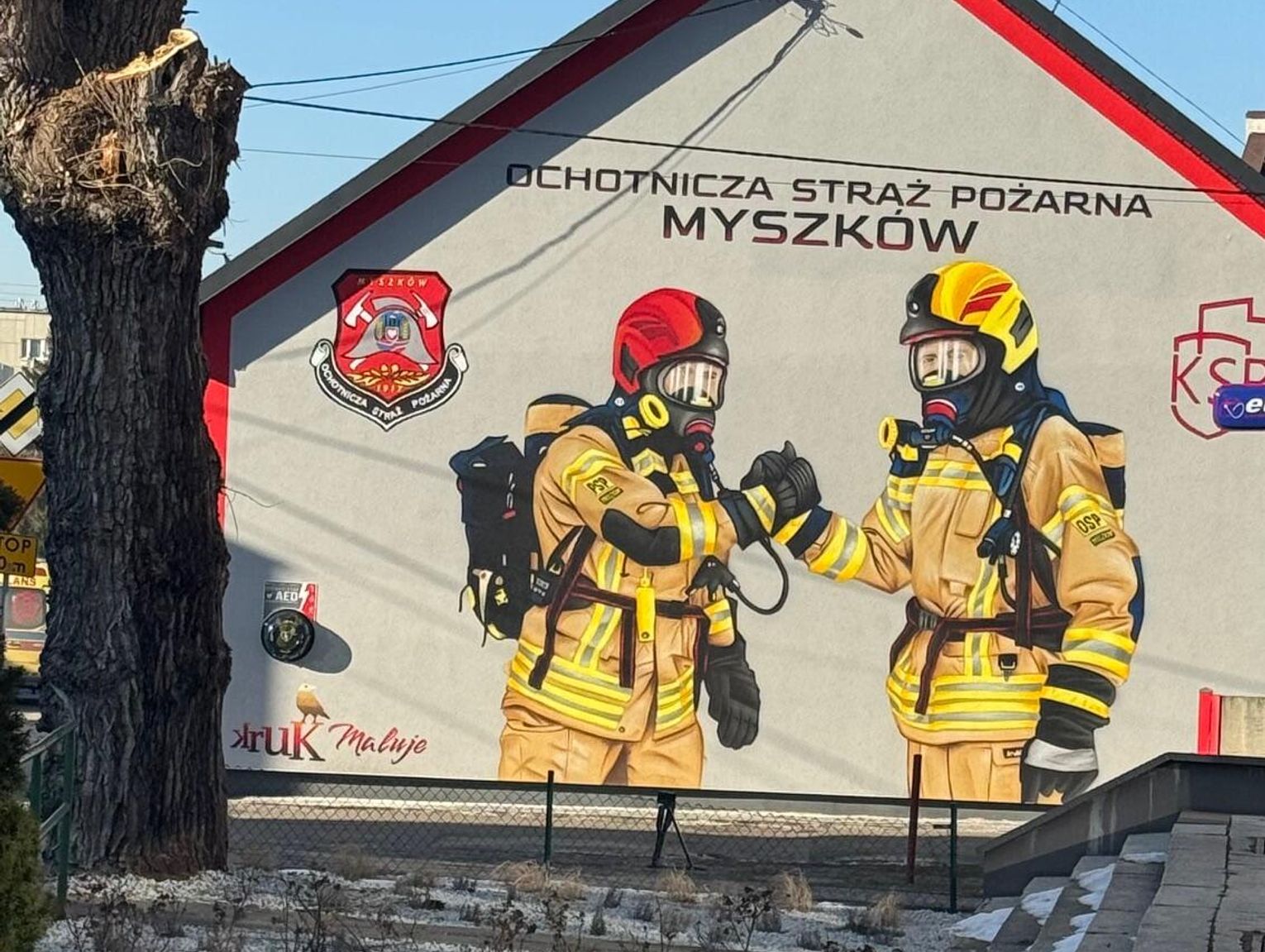 Zakończono kompleksową termomodernizację budynku Ochotniczej Straży Pożarnej w Myszkowie