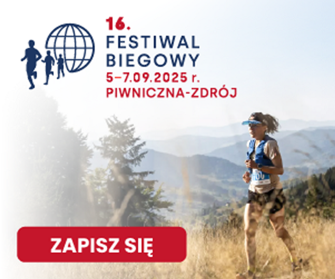 16. Festiwal Biegowy w Piwnicznej-Zdroju. Start 5 września