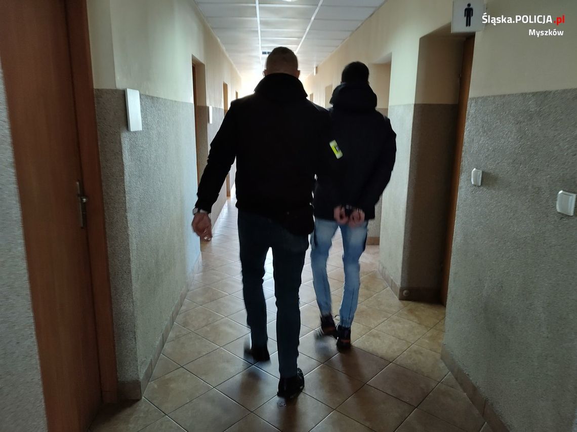 20-latek zatrzymany z narkotykami w Myszkowie