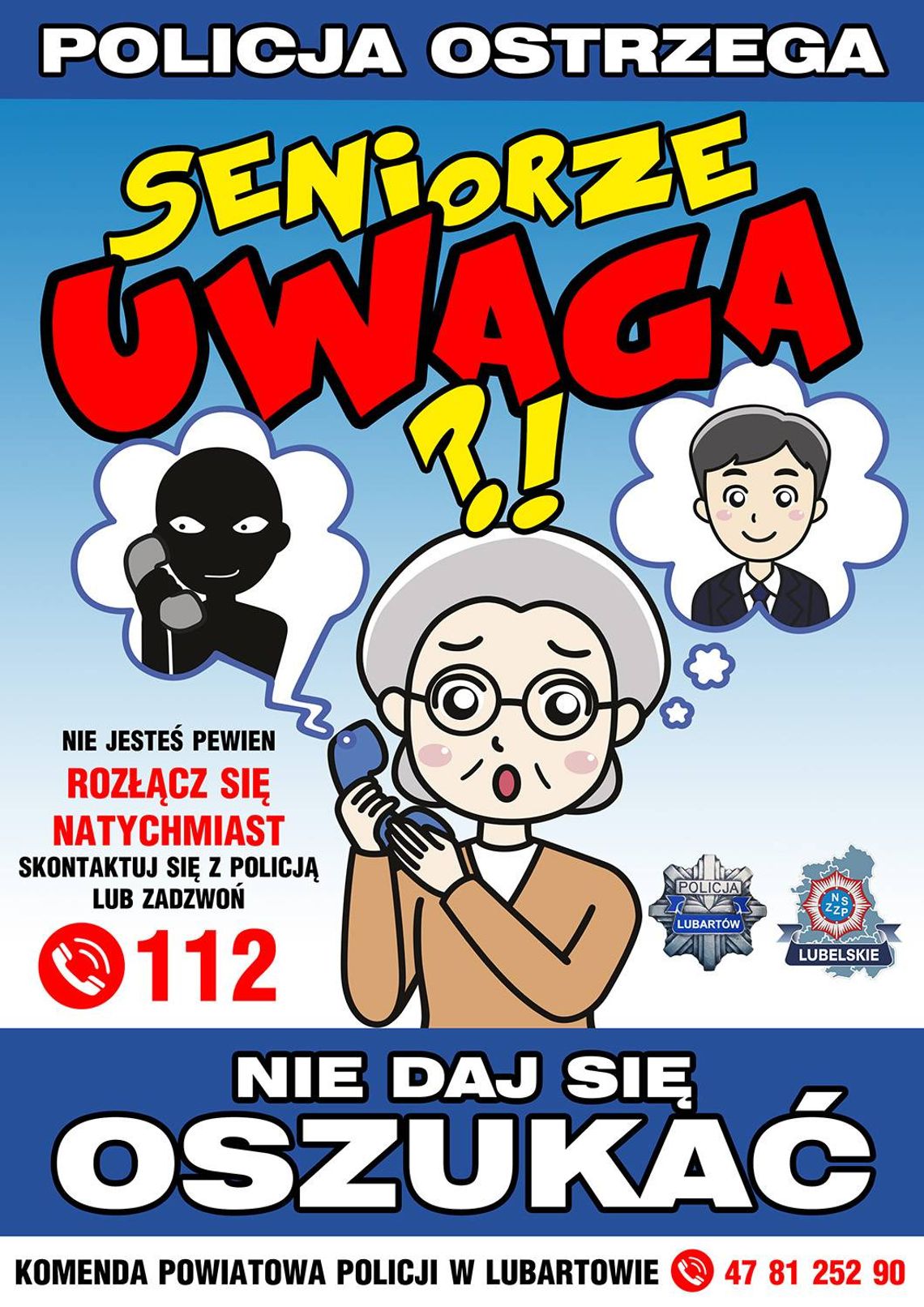 90-LETNIA SENIORKA NIE DAŁA SIE OSZUKAĆ I URATOWAŁA 370 TYSIĘCY ZŁOTYCH OSZCZĘDNOŚĆI