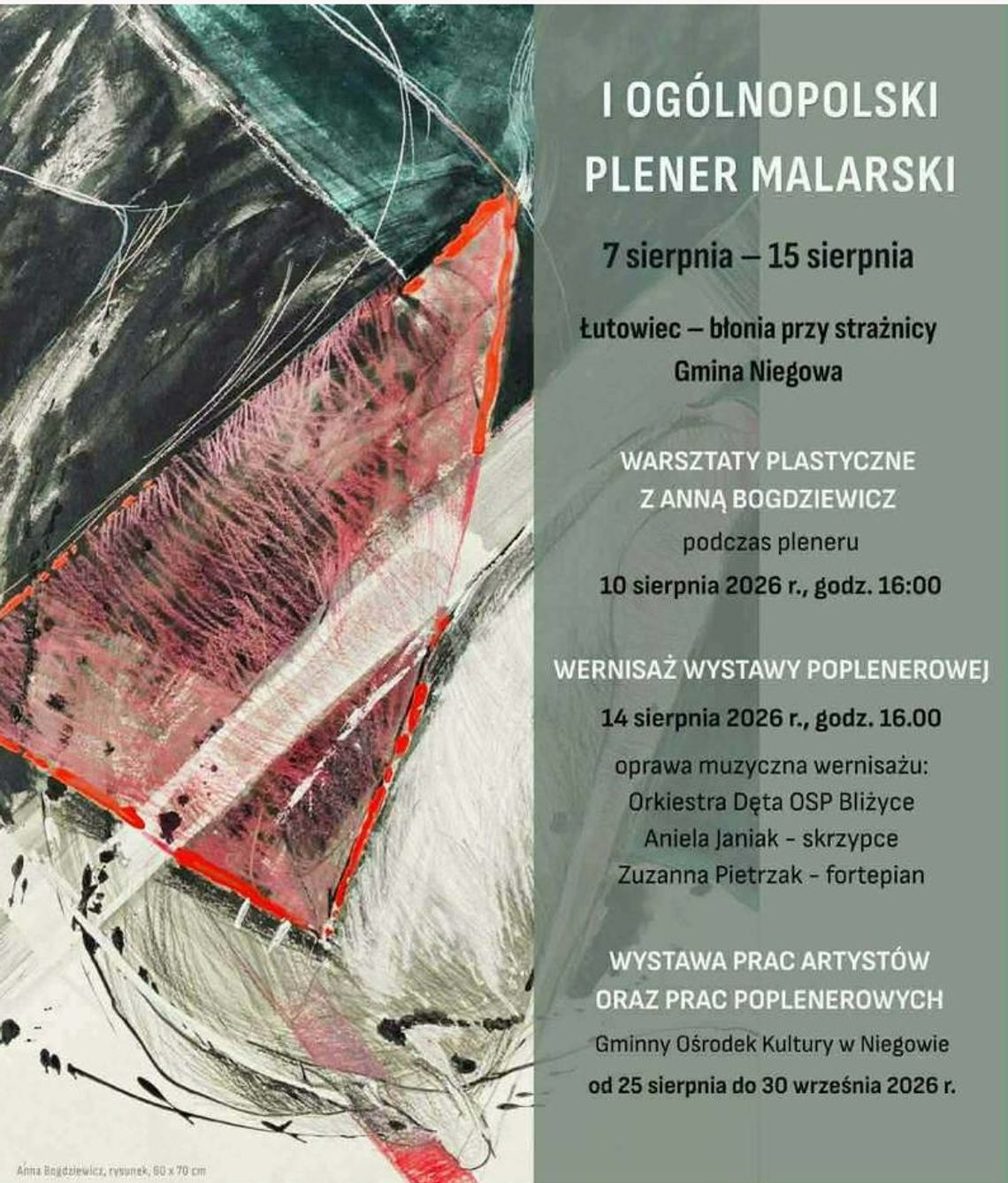 Artyści przyjadą do Łutowca. Przed nami I Ogólnopolski Plener Malarski