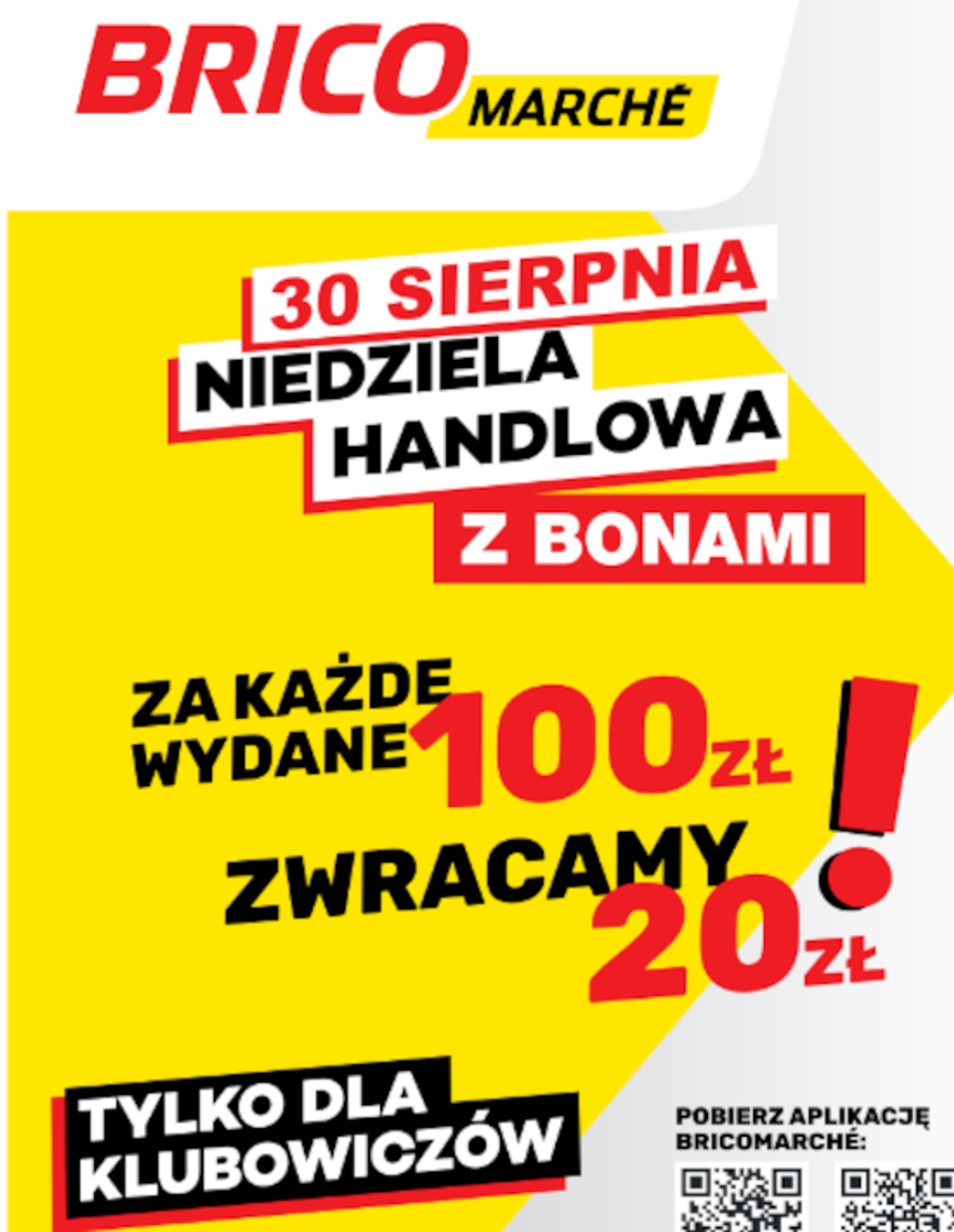 Brico Myszków: Z KAŻDEJ STÓWKI WRACA 20! Sprawdź kiedy