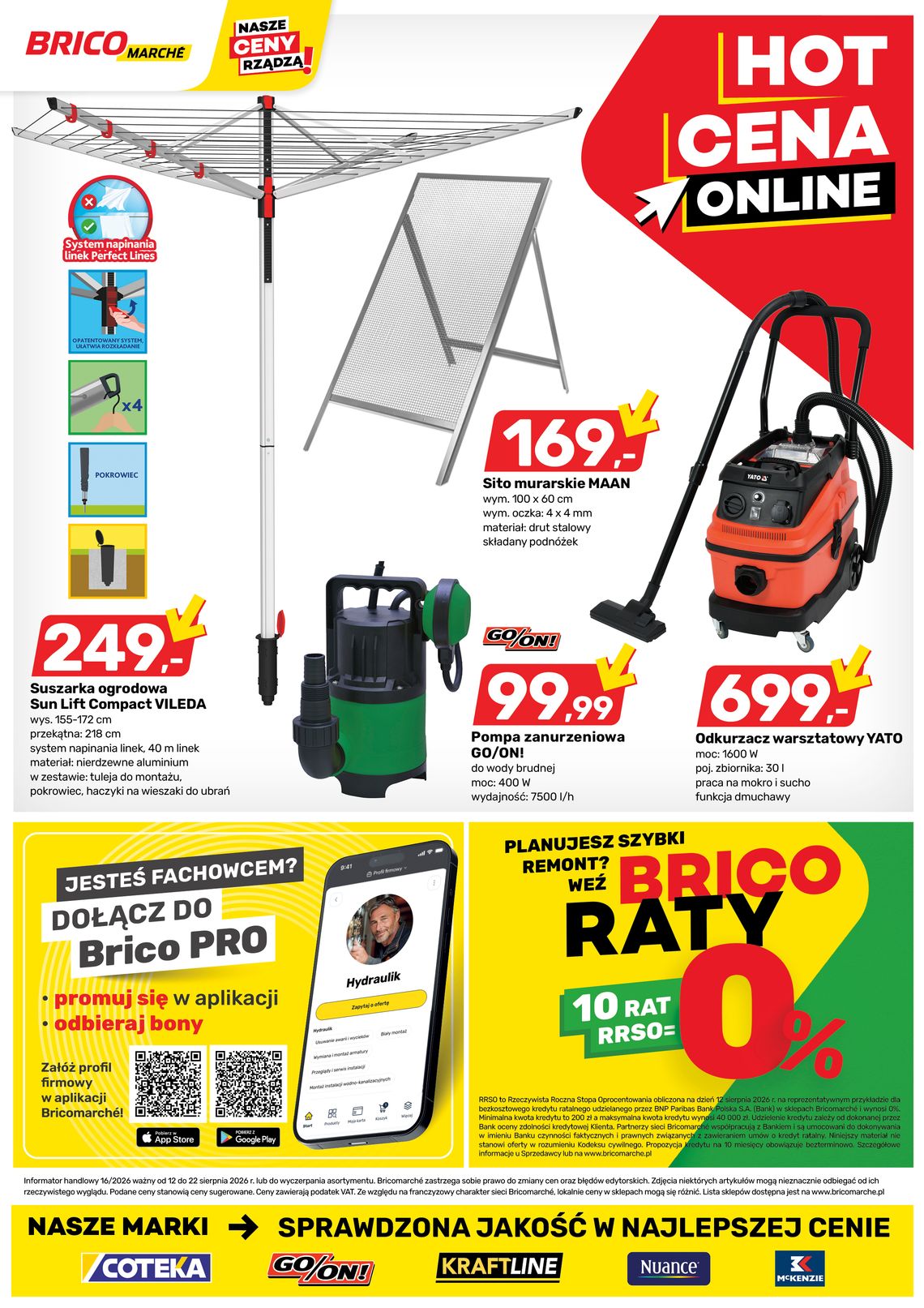Co ciekawego w Brico Marche Myszków? Gazetka 12-14 sierpnia
