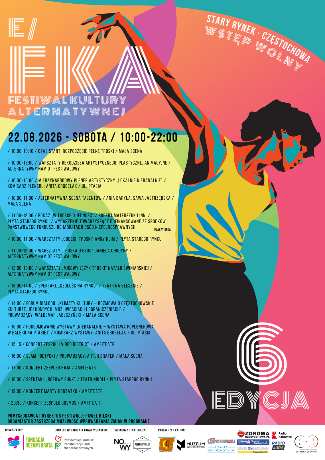 Fundacja Oczami Brata organizuje VI edycję Festiwalu Kultury Alternatywnej eFKA Fundacja Oczami Brata organizuje VI edycję Festiwalu Kultury Alternatywnej eFKA