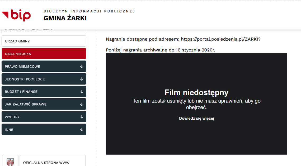 Gmina Żarki chwali się rankingiem na „najlepszy BIP”. A to jeden z gorszych! Gmina Żarki chwali się rankingiem na „najlepszy BIP”. A to jeden z gorszych!