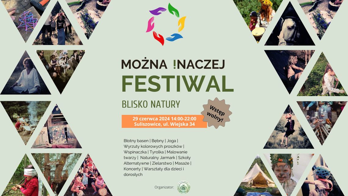 II Festiwal Blisko Natury „MOŻNA INACZEJ”! SULISZOWICE Gmina Żarki sobota 29 czerwca 2024r.