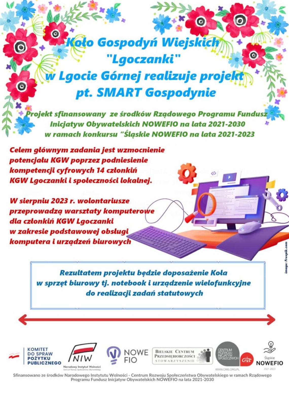 KGW „Lgoczanki” z Lgoty Górnej realizują projekt pt. SMART Gospodynie