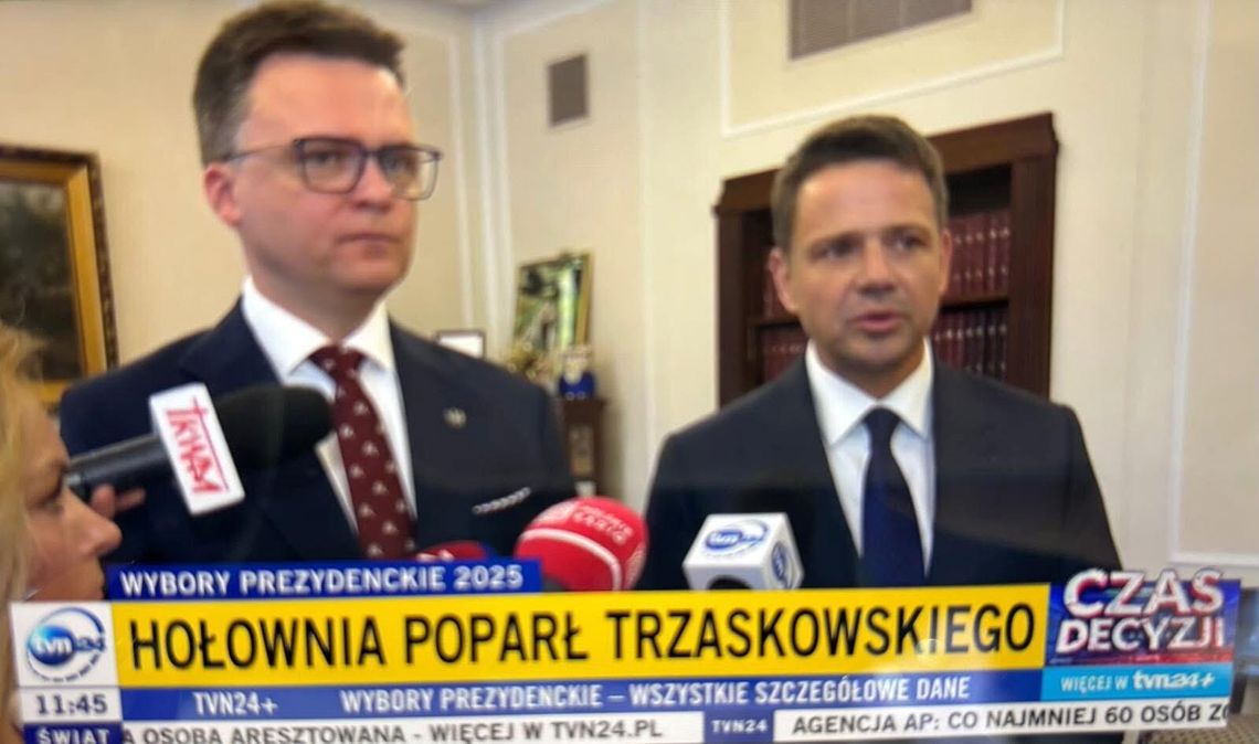 Krysztof Brejza- poseł do PE i burmistrz Czekadzi namawiają do głosowania na Rafała Trzaskowskiego