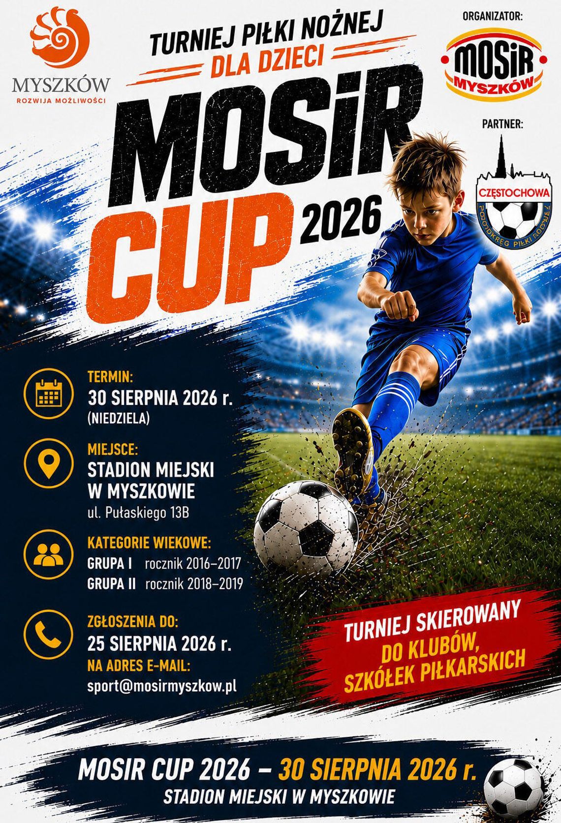 MOSIR CUP 2026 już wkrótce! MOSIR CUP 2026 już wkrótce!