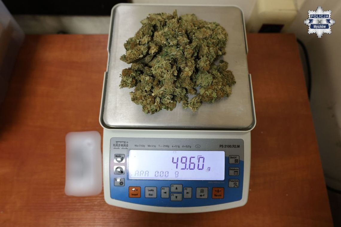 MYSZKÓW. KIEROWCA PROWADZIŁ AUTO POD WPŁYWEM NARKOTYKÓW A PASAŻER MIAŁ JE PRZY SOBIE