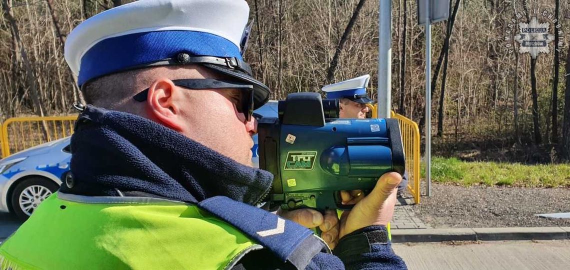 MYSZKÓW. PRZEKROCZYŁA PRĘDKOŚĆ W TERENIE ZABUDOWANYM O PONAD 50 KM NA GODZINĘ