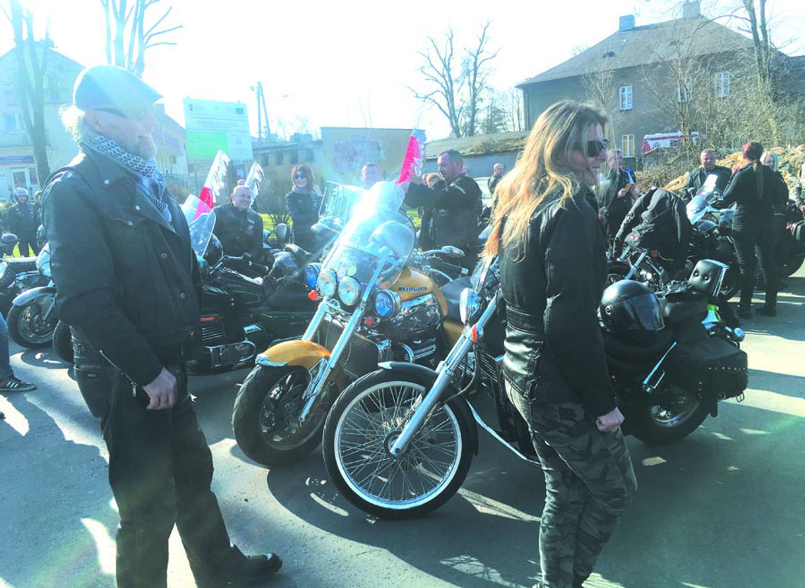 Myszkowscy motocykliści na Zlocie Gwiaździstym