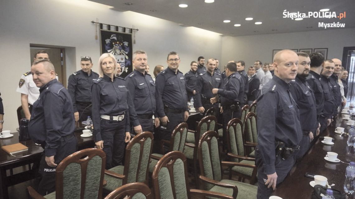 MYSZKOWSCY POLICJANCI PODSUMOWALI ROK 2018