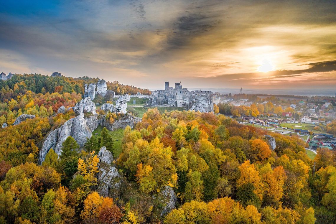 Jesień w Zamku Ogrodzieniec