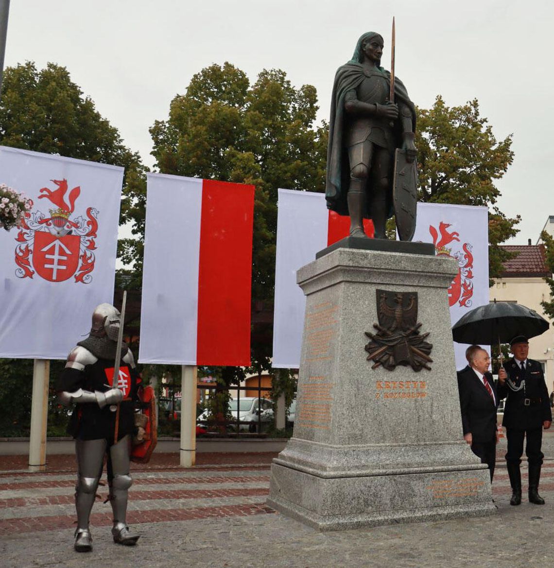 ODSŁONIĘCIE POMNIKA KRYSTYNA Z KOZIEGŁÓW