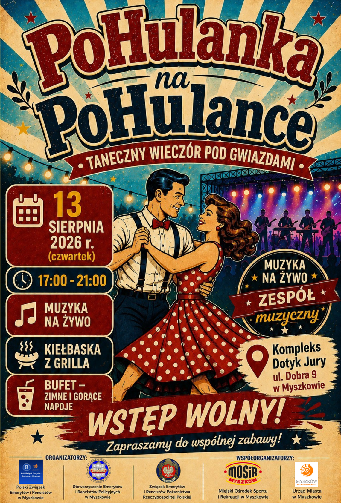 PoHulanka na PoHulance – Taneczny wieczór pod gwiazdami już w ten czwartek! PoHulanka na PoHulance – Taneczny wieczór pod gwiazdami już w ten czwartek!