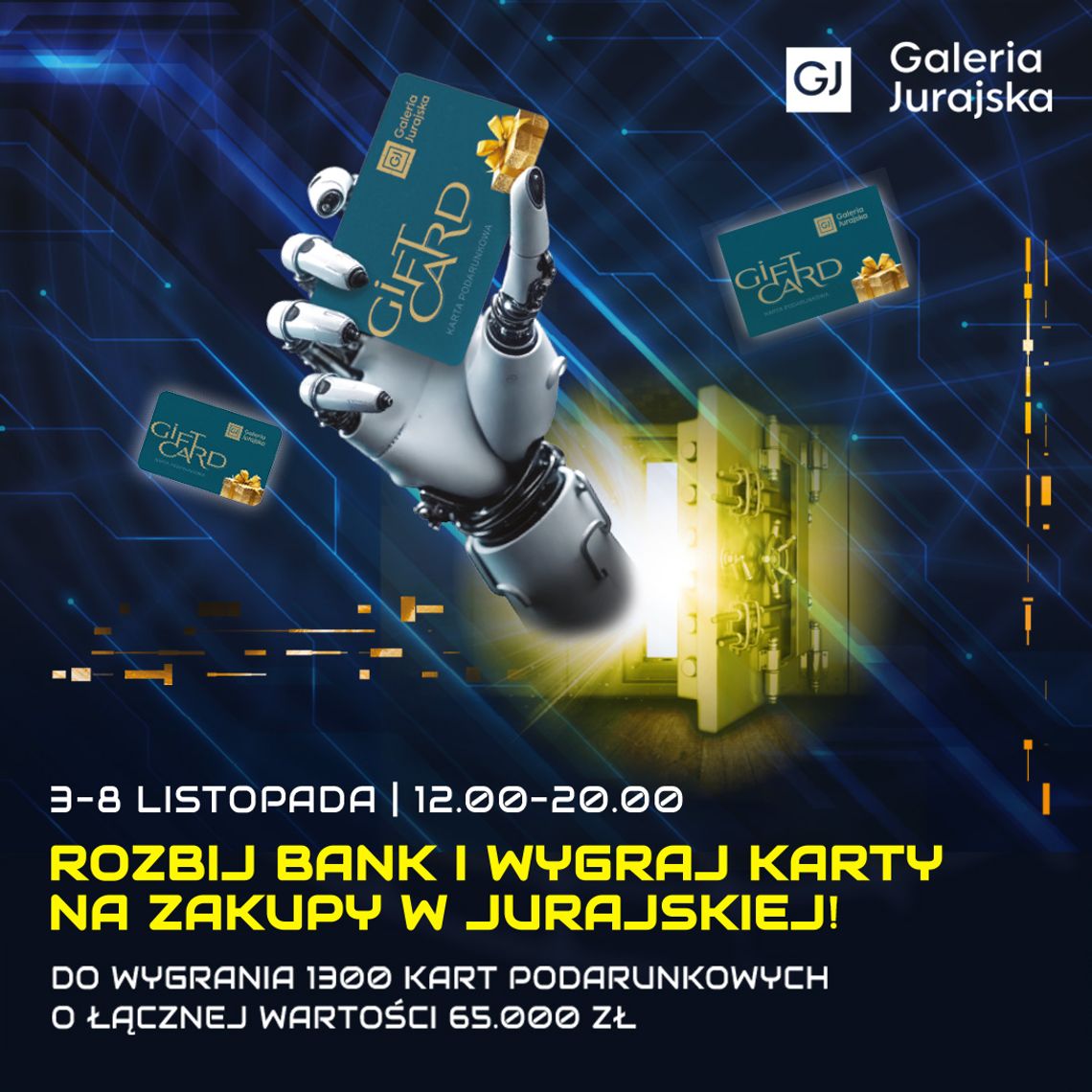 Rozbij bank w Jurajskiej i wygraj karty podarunkowe na kolejne zakupy!