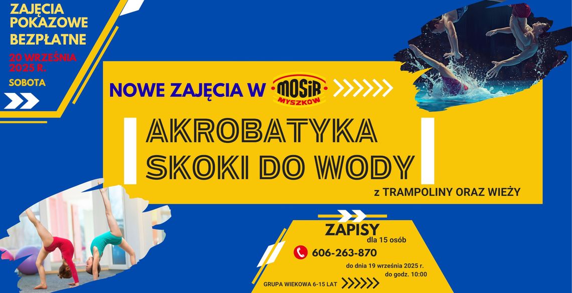 SKACZ DO WODY Z TRAMPOLINY! W MOSIR MYSZKÓW