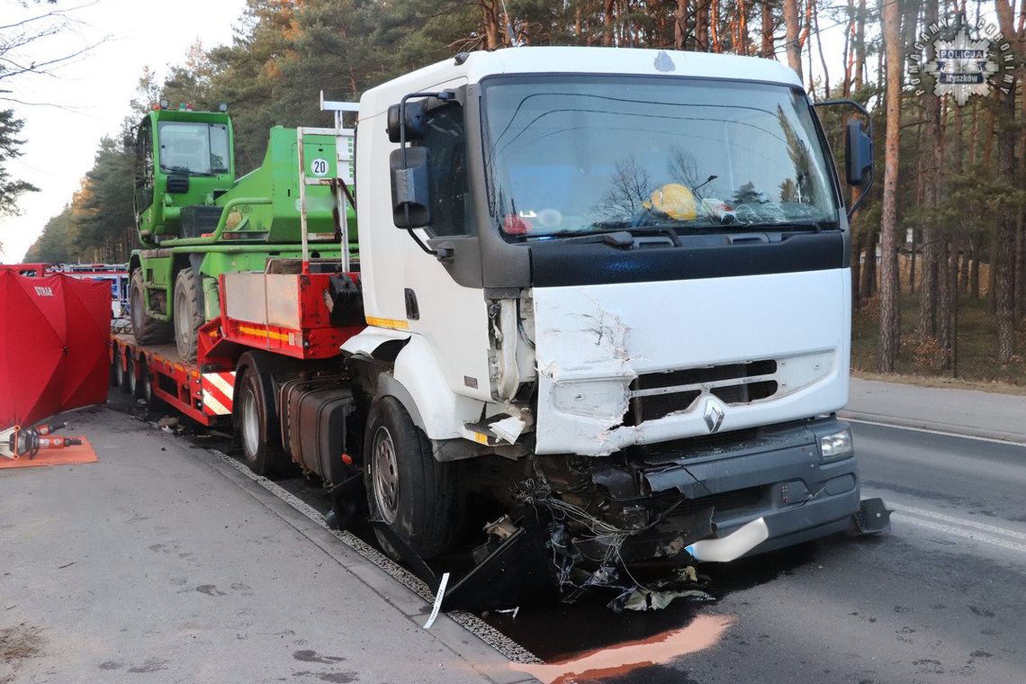 ŚMIERTELNY WYPADEK DROGOWY W ŻARKACH LETNISKO. ZDJĘCIA