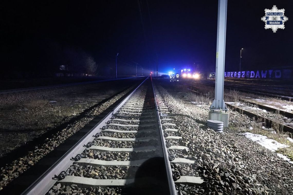 ŚMIERTELNY WYPADEK NA TORACH W PORAJU. ZGINĄŁ 50-LETNI MEŻCZYZNA