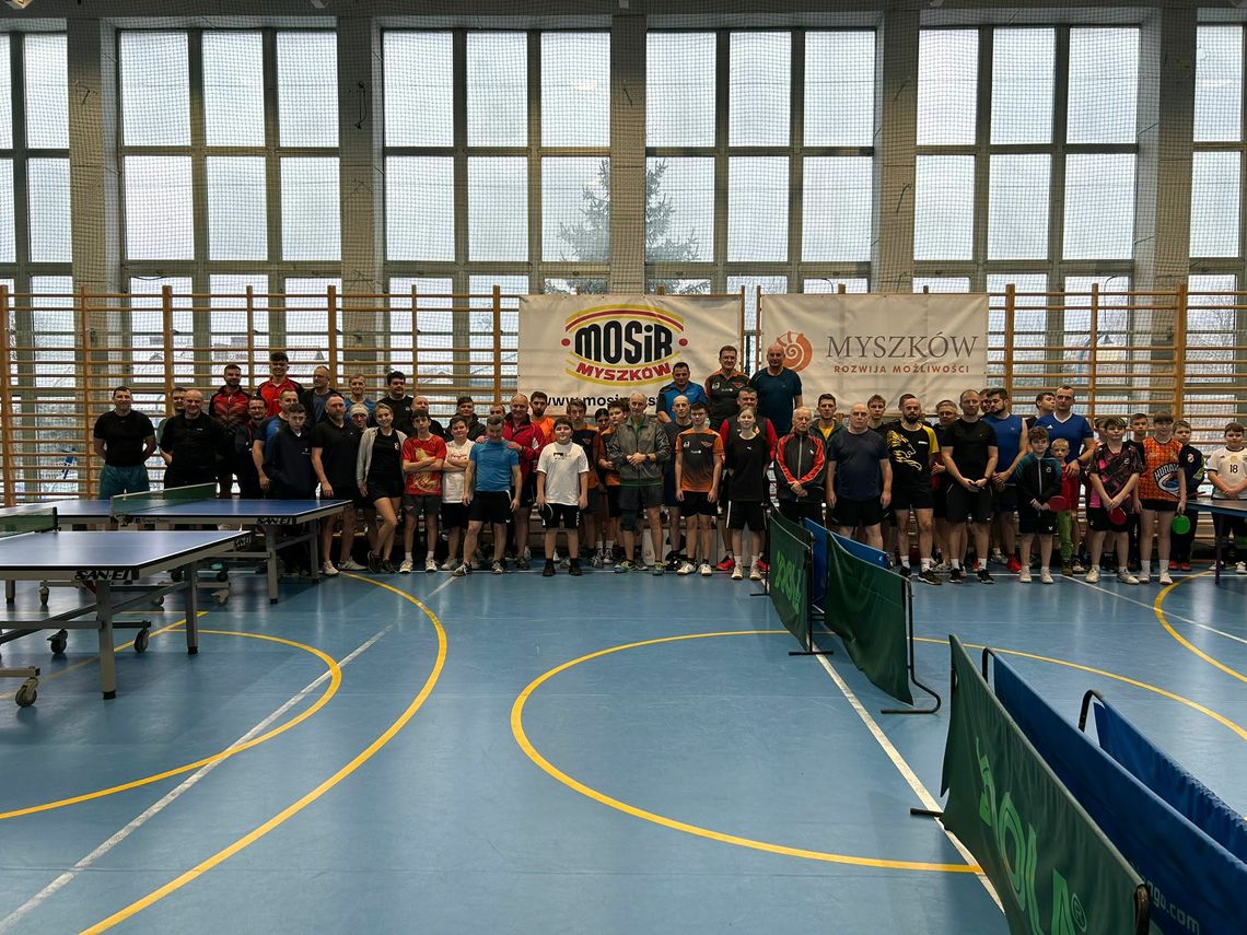 ŚWIĄTECZNO - NOWOROCZNEGO TURNIEJU TENISA STOŁOWEGO W MYSZKOWIE ŚWIĄTECZNO - NOWOROCZNEGO TURNIEJU TENISA STOŁOWEGO W MYSZKOWIE