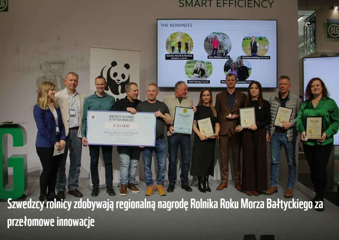 Szwedzcy rolnicy zdobywają regionalną nagrodę Rolnika Roku Morza Bałtyckiego za przełomowe innowacje Szwedzcy rolnicy zdobywają regionalną nagrodę Rolnika Roku Morza Bałtyckiego za przełomowe innowacje