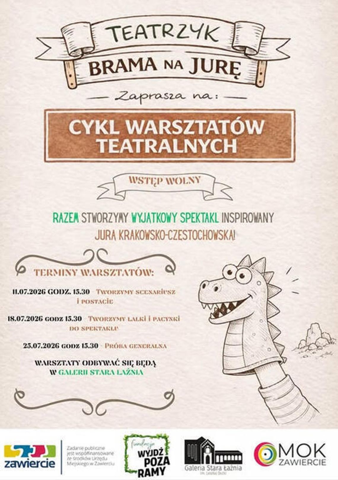 Teatralne soboty w galerii Stara Łaźnia