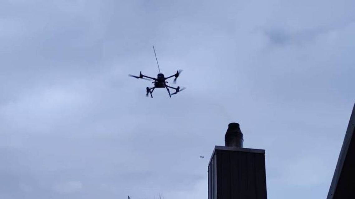 W Myszkowie dron sprawdza jakość powietrza. Lata nad kominami, kontroluje spaliny