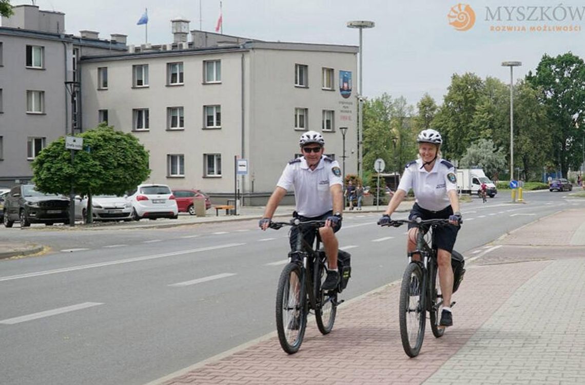 W Myszkowie ruszyły patrole rowerowe