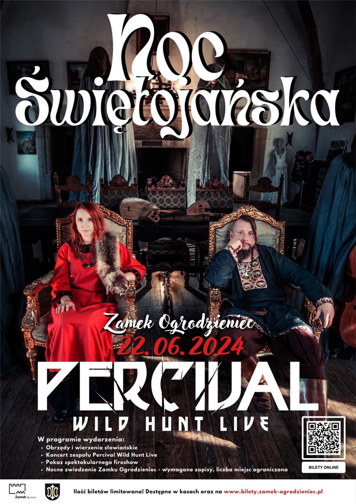 Noc Świętojańska na Zamku Ogrodzieniec Noc Świętojańska na Zamku Ogrodzieniec