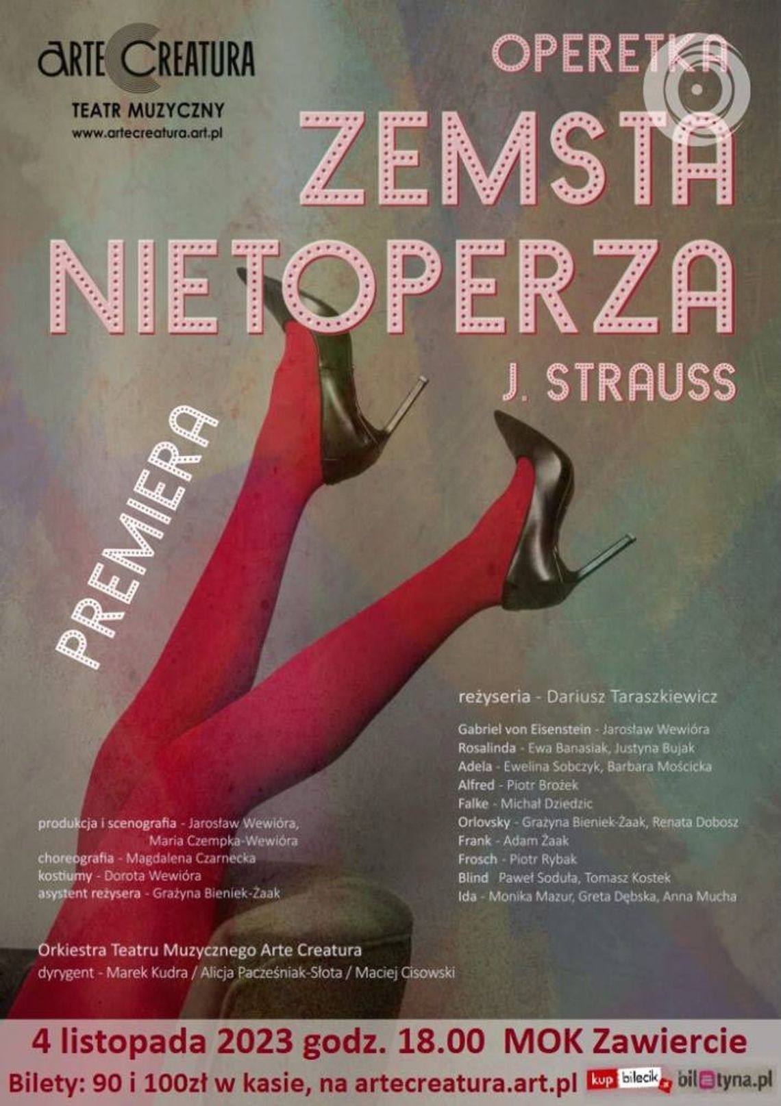 Operetka „Zemsta nietoperza” w MOK Zawiercie