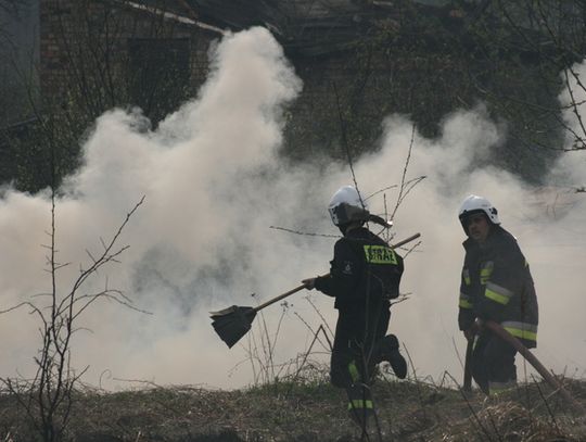 OGIEŃ W CENTRUM MIASTA