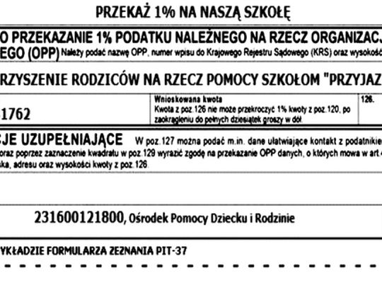 PRZEKAŻ 1% DZIECIOM Z GÓRY WŁODOWSKIEJ