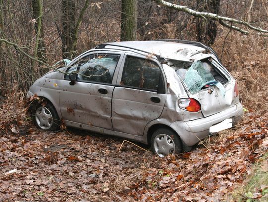 MATIZ WYLĄDOWAŁ W ROWIE