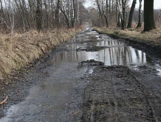 MIEJSKIE DROGI DZIURAWE JAK SER