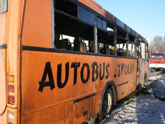 SZKOLNY AUTOBUS W OGNIU!