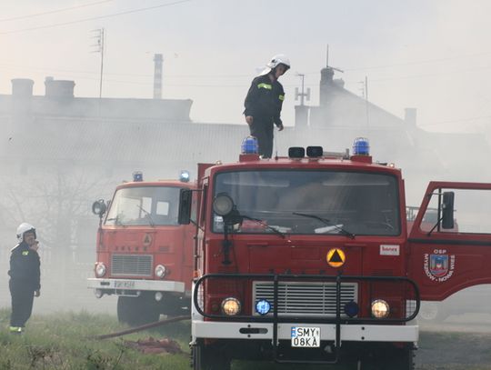 OGIEŃ W CENTRUM MIASTA