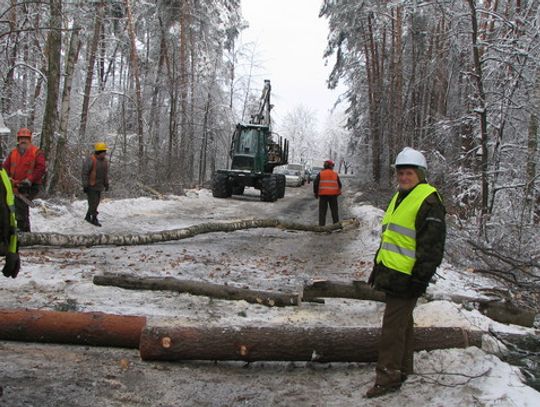 OPRÓCZ ŻOŁNIERZY POMOGLI LEŚNICY