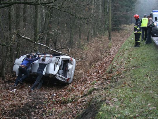 MATIZ WYLĄDOWAŁ W ROWIE