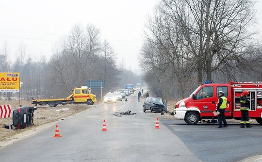 TRZY KOBIETY RANNE W WYPADKU