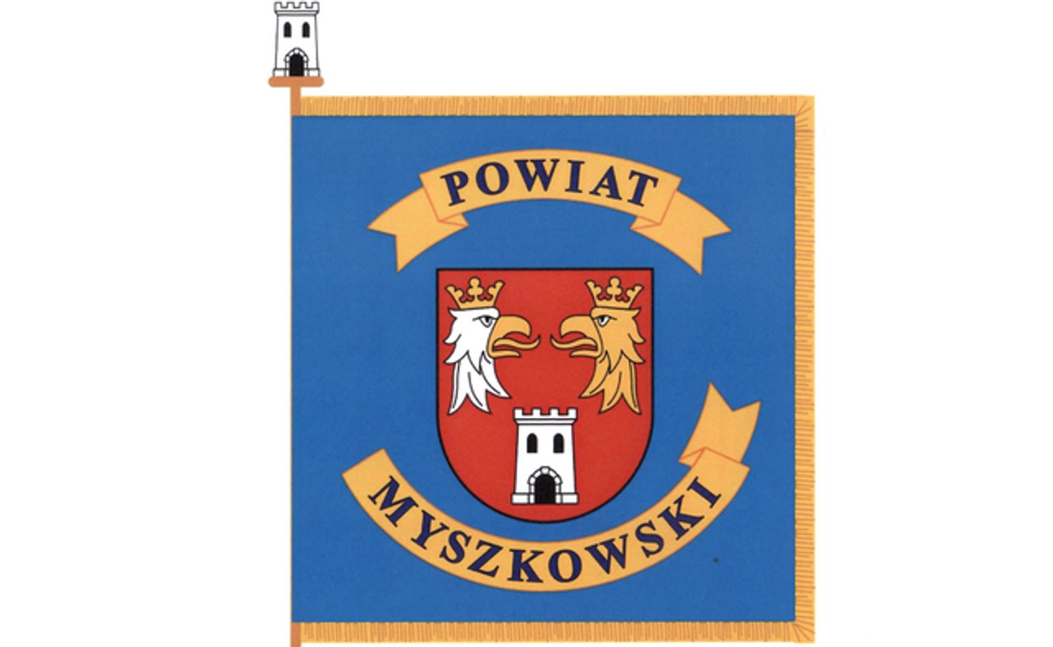 Powiat Myszkowski z nowym herbem