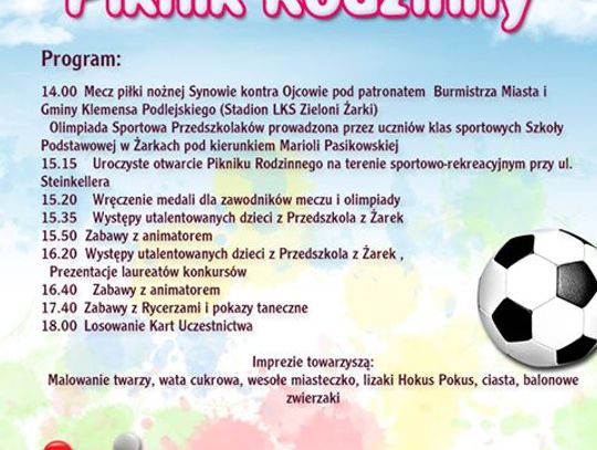 PIKNIK RODZINNY W ŻARKACH 